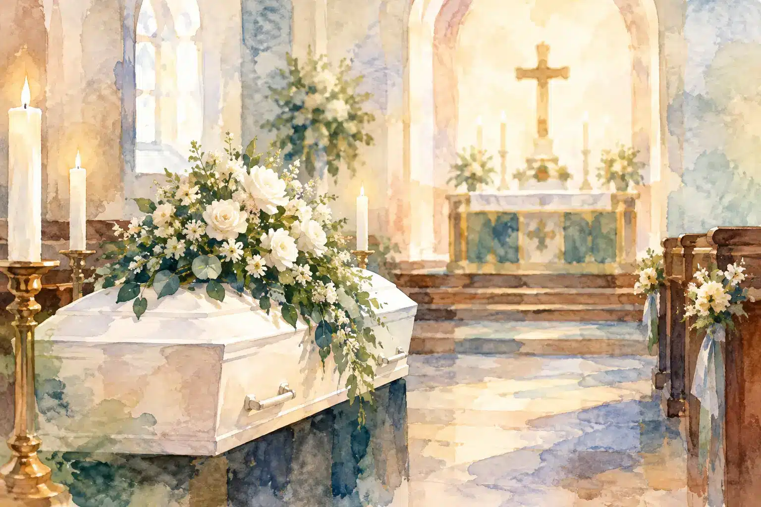 Regler for begravelse i kirke og afskeden